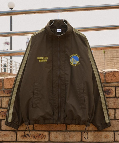 【MONO-MART】NBA特別款 Warriors勇士隊 防潑水 寬版 運動外套