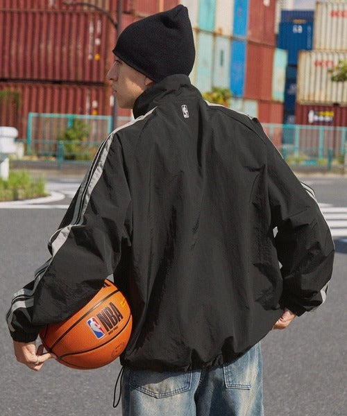 【MONO-MART】NBA系列 Lakers湖人隊刺繡 防潑水 寬版 運動外套