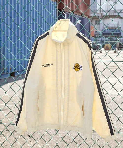 【MONO-MART】NBA系列 Lakers湖人隊刺繡 防潑水 寬版 運動外套